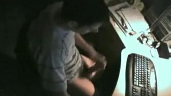 caught jerking on hidden cam