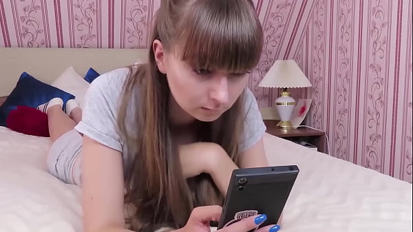 Hot Girl Sensual Fingering Pussy during Watching Porn - Solo  