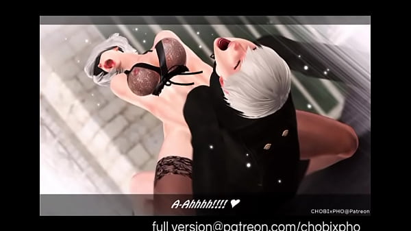 2B Sucks Off 9S into a Group Orgy