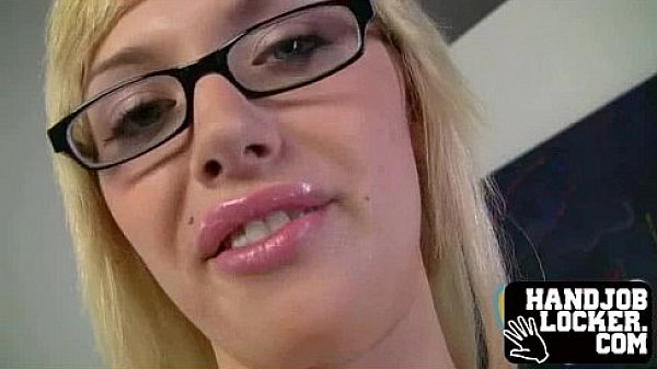 Tattoo blonde slut handjob