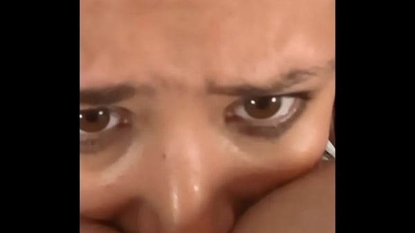 Latina licks his ass and balls and causes a massive facial cum storm  