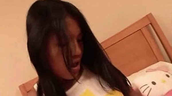 Asian Cat Plays Alone