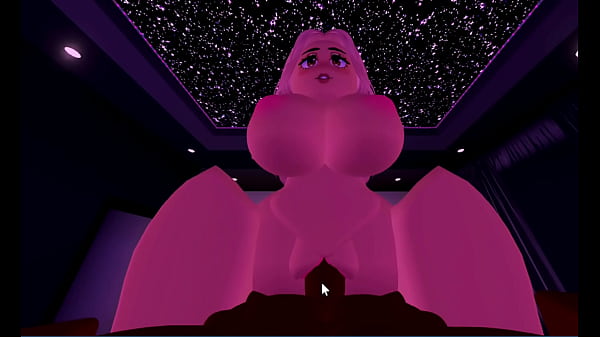 Roblox slut rides black cock  