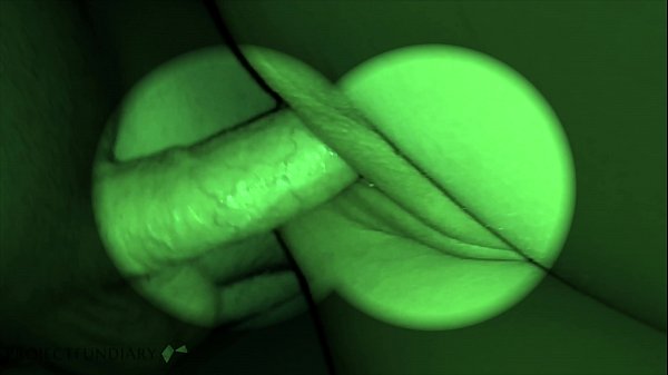 slow and intense sex with ball slapping on her wet pussy and anal sex - night vision device