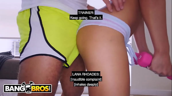 BANGBROS - Great Workout With Lana Rhoades And Her Personal Trainer (English Captions)