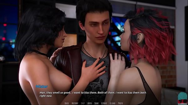 Two topless girls are getting ready for a Menage &aacute; trois &bull; BARS Ep. 93