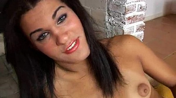 Tranny plays with cock  