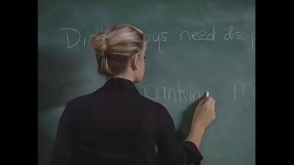 Busty blonde MILF fills her twat by student's dick after lessons