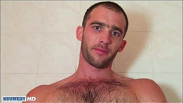 Taking a shower whith esteban a sexy str8 guy serviced by us!
