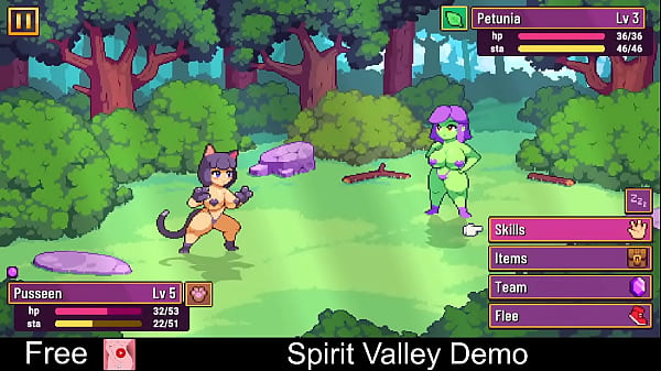 Spirit Valley (Free Steam Demo Game) Creature Collector,Hentai,JRPG,Strategy,2D