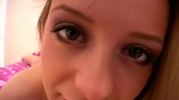 Amazing blonde babe masturbating solo and talking dirty