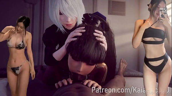 Eve from Stellar Blade, enjoying BBC :3  