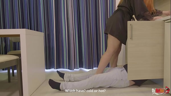 I start sucking the plumber and then he fucks me and cums inside my pussy