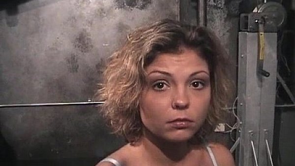 Dirty bondage slut  gets tied