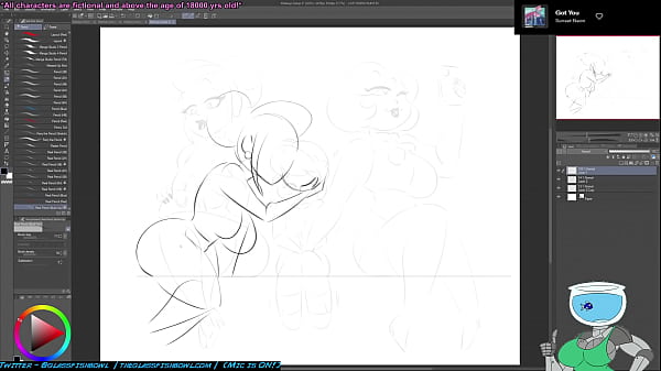 SS broadcast by Glass Fish Bowl on Picarto dated 05.09.2023