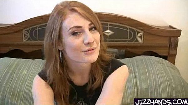 redhead blasted with jizz