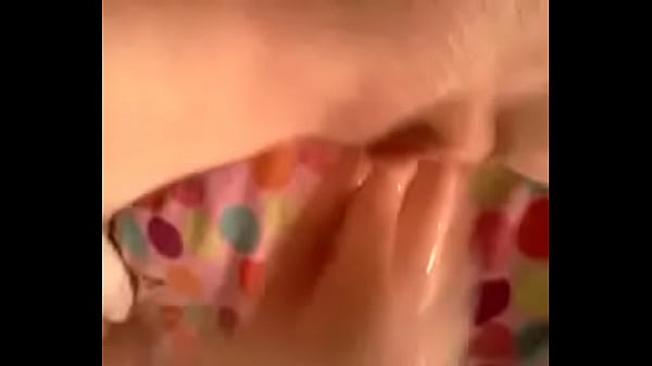 18 year old playing with her tight pussy