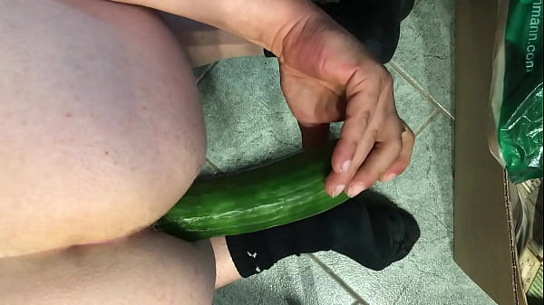 Asstoying with Cucumber  