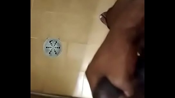 Me black man ejaculating in the bathroom