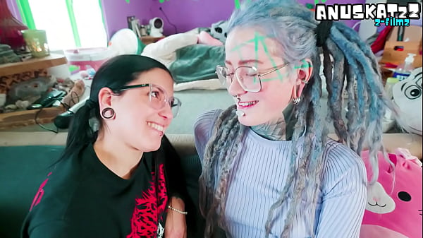 Thick Goth Chick's Anal POV Threesome With My Tattooed Cock 