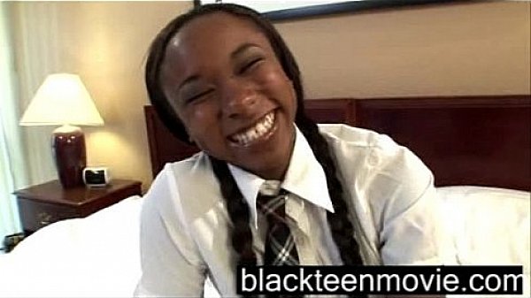 Black school teenie fucking white dude in Porn Video