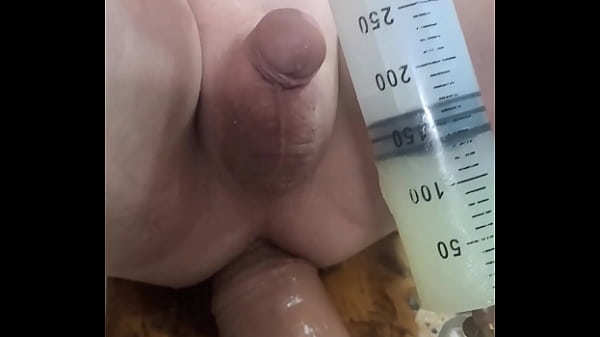 Fill my ass with lube and machine fuck it out