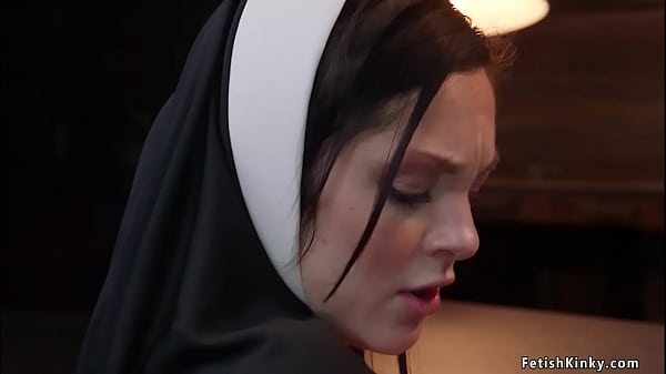 Priest Stirling Cooper whips naked small tits young nun Pet Blair then whips her huge boobs alt stepmom Lily Lane and fuck them in threesome 