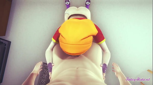 Dragon Ball Hentai - Point Of View Pan boobjob, suck and penetrated  