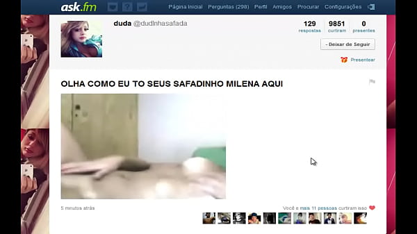 Duda - @dudlnhasafada Vazou na Net - ask.fm Oficial! (14 september 2013)
