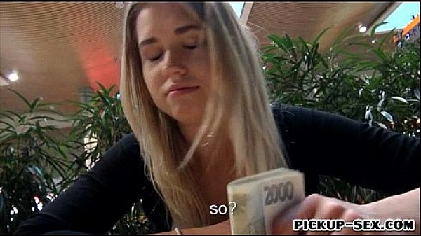 Czech girl Violette Pink fucked with pervert dude for money  