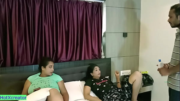 Indian hot threesome sex! with clear Hindi audio  