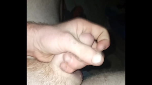 jerk cock outside in the dark  