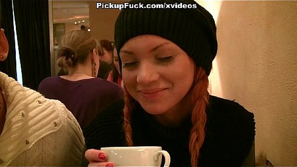 Foxy girl sucks cocks in the restaurant