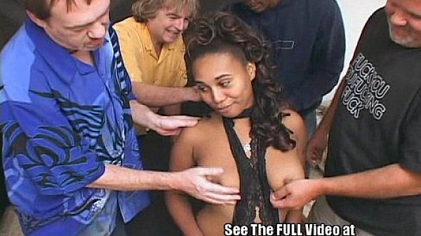 Sexy Black Chick Bukkake Blast
