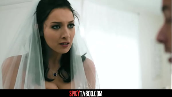 Cheating bride gets her ass fucked by her husband's stepbrother - Bella Rolland 