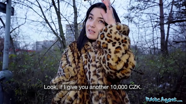 Public Agent Tight babe Francaise deepthroat and hardcore sex with big cock 