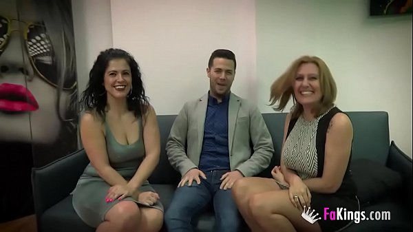 For the first time, the most spectacular MILFs at FAKings bang a lucky guy 