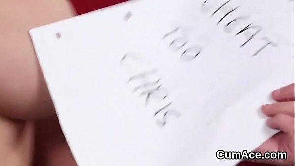 Amazing chick loves a face fucking and good deal of love juice on her face  