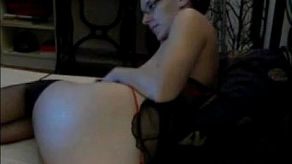 Nerd With A Nice Ass Plays With Her Toy