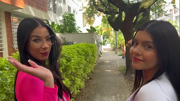 Beautiful Busty Latinas Go Shopping at the Sex Store for Lingerie with White Guy