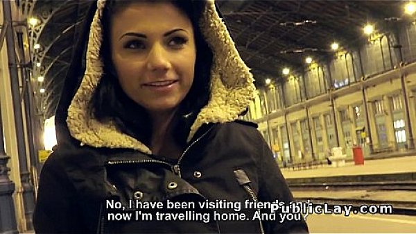 Hungarian hottie bangs huge cock