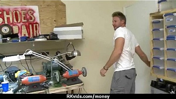 Sexy natural chick trades cash for some rough sex 3