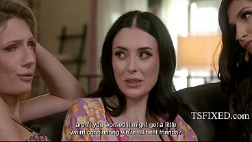 Girl Gets Railed By Her Trans Squad After Breakup - Charlotte Sins, Jade Venus, Zariah Aura, Victoria Grant  