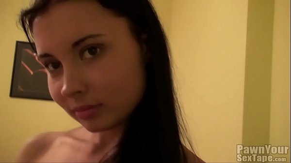 Hot babe masturbating on the couch