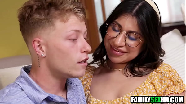 Girlfriend threesome anal fuck by BF & his step brother | taboo porn