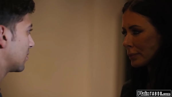 You didnt really think that I would not find you again right?Busty mature Reagan Foxxx is shocked to find her evil spirit Shay Sights standing ifo her  