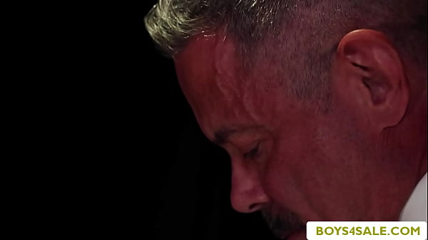 I took the cum-covered towel that Master Ballard threw at me and wiped away the remnants of his load dripping out of my used hole