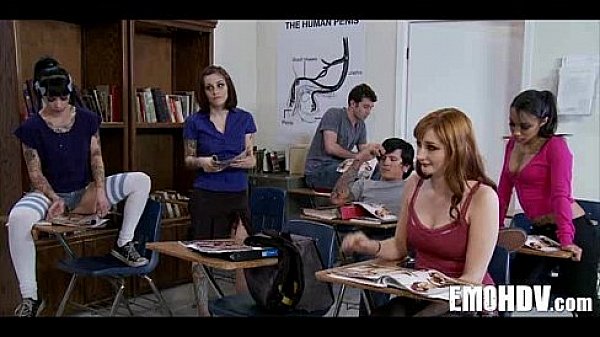 Goth emo angel with tattoos 040