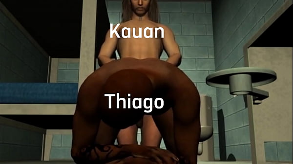 Kauan fodendo boquinha do Thiago  