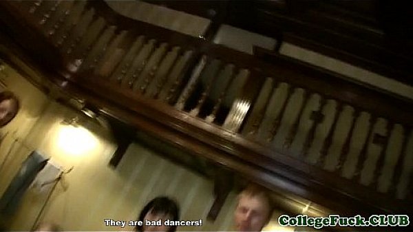 teenagers cocksucking at dorm orgy